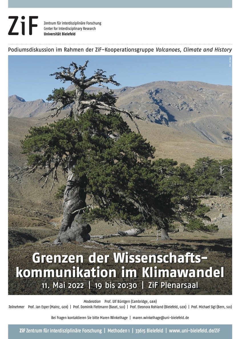 Podium Discussion (German): Grenzen der Wissenschaftskommunikation im Klimawandel